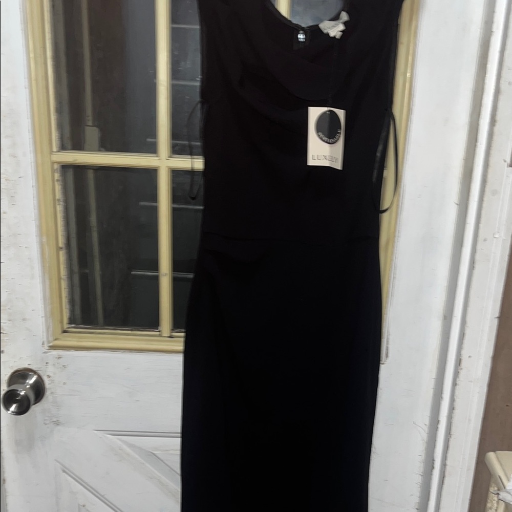 NWT Luxely Elegant Black Dress